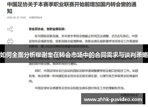 如何全面分析穆谢奎在转会市场中的合同需求与谈判策略